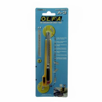 Cuchillo con Auxiliar y Seguridad A-3 de Olfa - Imagen 2