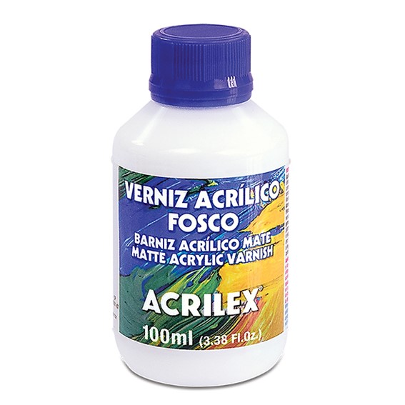 Barniz Acrílico Mate de Acrilex Frasco 100 ml, Torrico