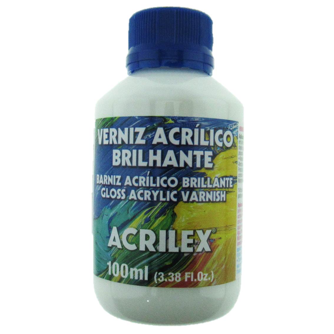 Barniz Acrílico Brillante de Acrilex Frasco 100 ml, Torrico