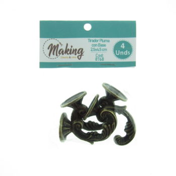 Tirador Pluma con Base de 2.5x4.5 cm de Making - Imagen 2