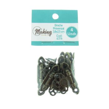 Broche Provenzal  3.8x2.5 cm de Making - Imagen 2