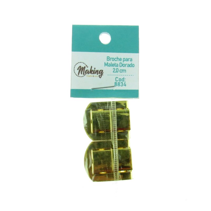 Broche para Maleta Dorado 2.0 cm de Making - Imagen 2