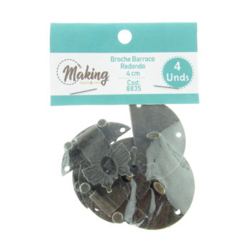 Broche Barroco Redondo de 4 cm de Making - Imagen 2