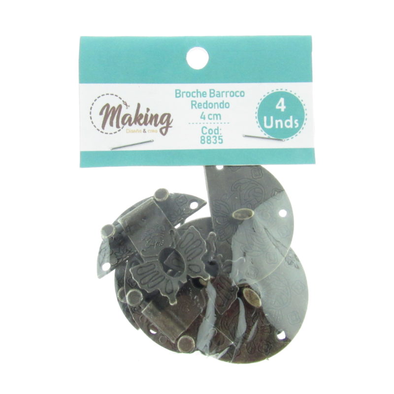 Broche Barroco Redondo de 4 cm de Making - Imagen 2