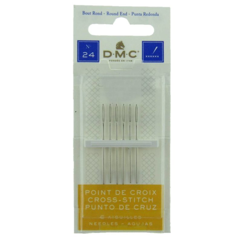 Aguja para Bordar Punto Cruz # 24 de DMC
