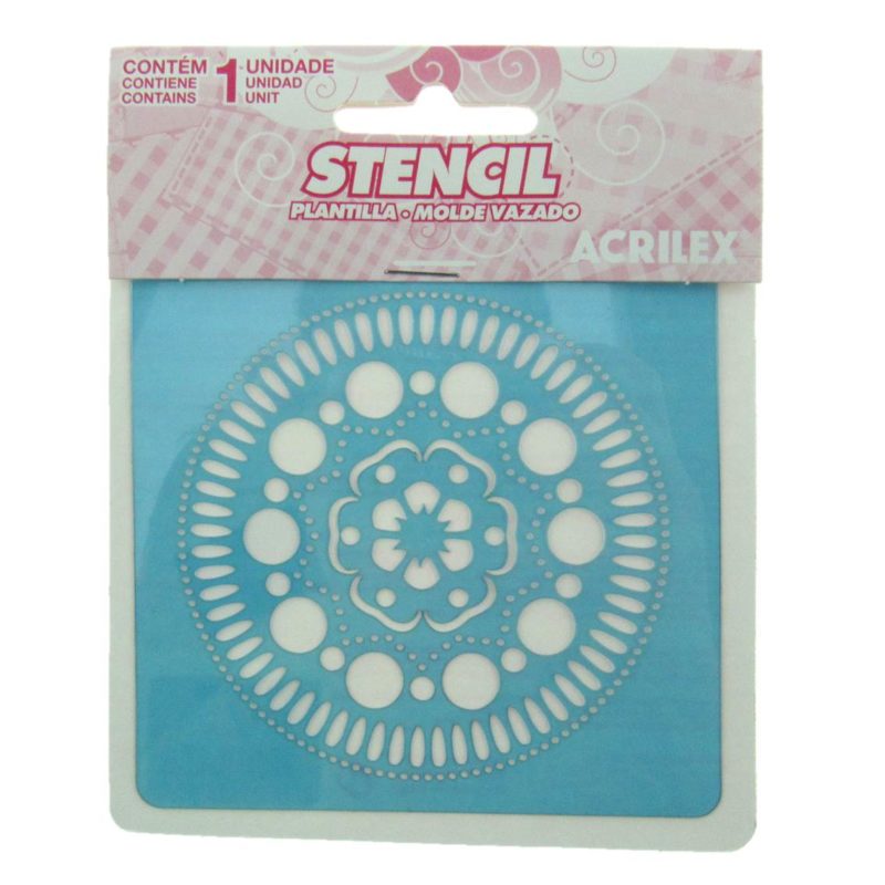 Stencil Celta 10x10 cm de Acrilex