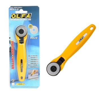 Cuchillo Rotativo para Tela 28 mm de Olfa - Imagen 2