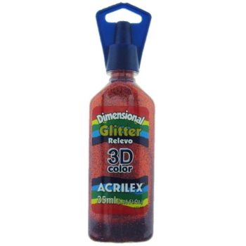Pintura Dimensional Glitter de Acrilex