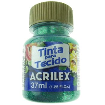 Pintura para Tela Glitter de Acrilex