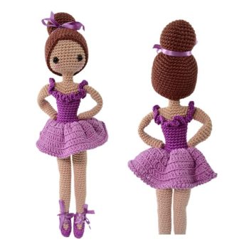 Kit Amigurumi Bailarina Alana de Círculo - Imagen 3