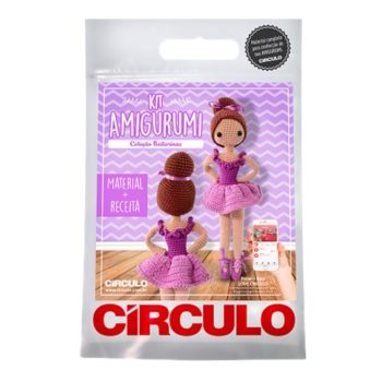 Kit Amigurumi Bailarina Alana de Círculo
