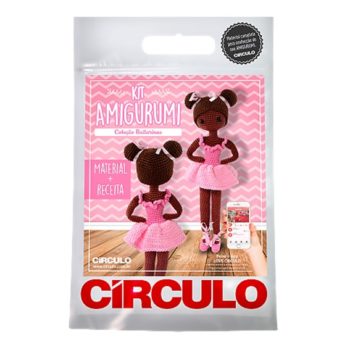 Kit Amigurumi Bailarina Késia de Círculo