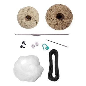 Kit Amigurumi Safari Mono de Círculo - Imagen 2
