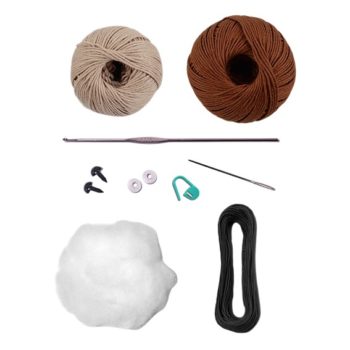 Kit Amigurumi Safari Oso de Círculo - Imagen 2