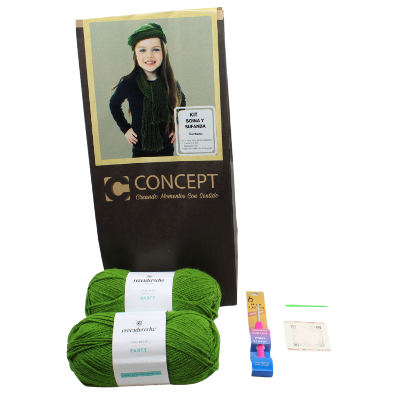 Kit Boina y Bufanda de Concept