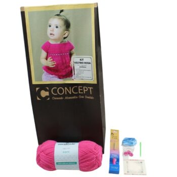 Kit Vestido Rosa de Concept