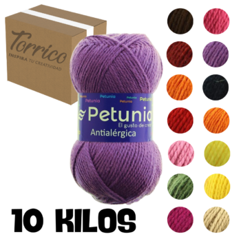 Lana Antialérgica, Pack de Petunia