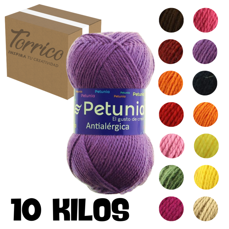 Lana Antialérgica, Pack de Petunia