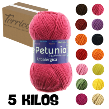 Lana Antialérgica, Pack de Petunia