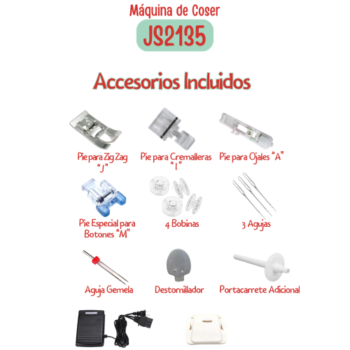 Máquina de Coser Recta JS2135 de Brother - Imagen 2
