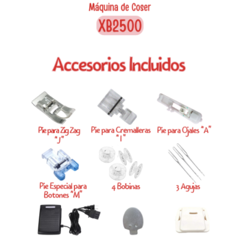 Máquina de Coser Domestic XB2500 de Brother - Imagen 2